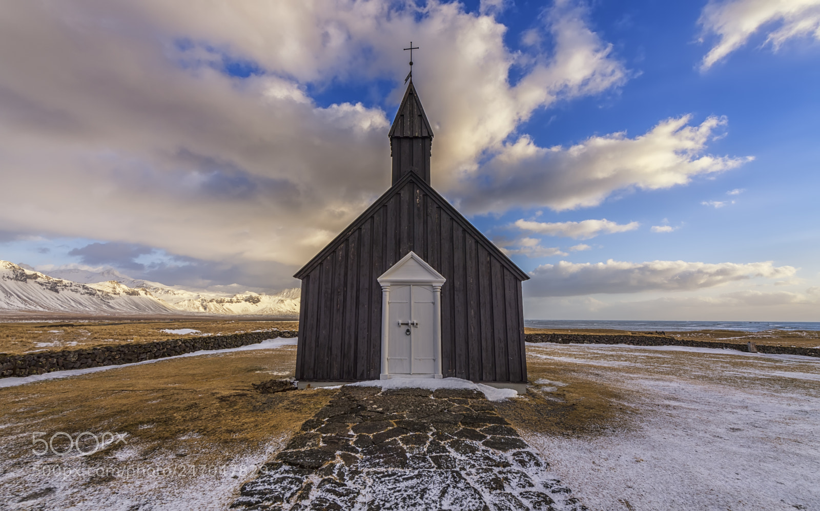 Nikon D5 sample photo. Búðakirkja photography