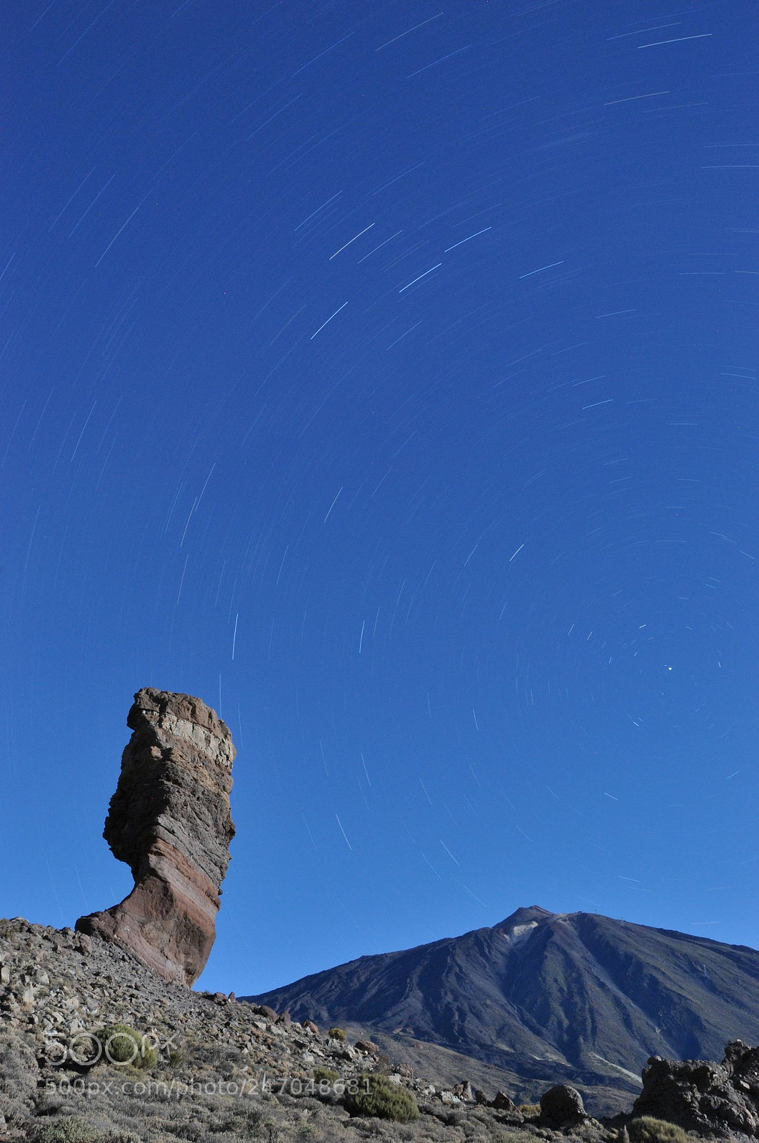 Nikon D90 sample photo. Teide stars photography