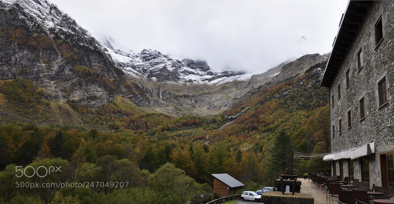 Nikon D90 sample photo. Panorama parador pineta photography