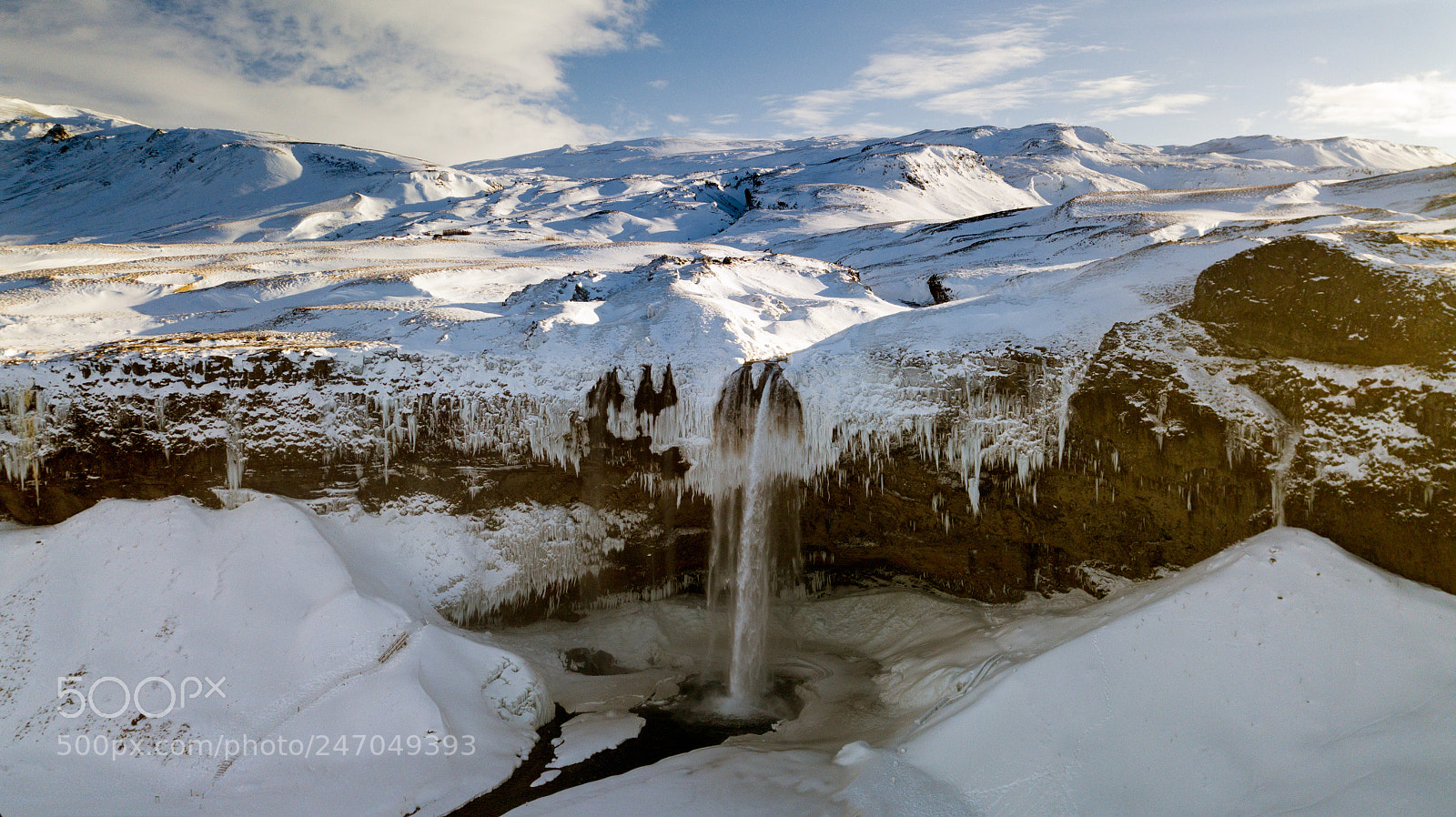 DJI FC220 sample photo. Seljalandsfoss waterfall in the photography