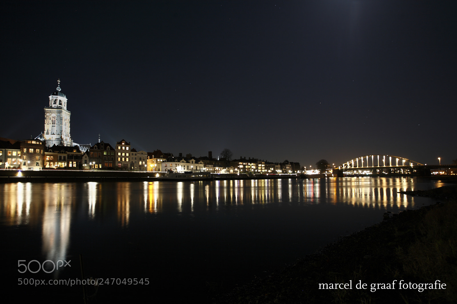 Canon EOS 5D sample photo. Deventer by night photography