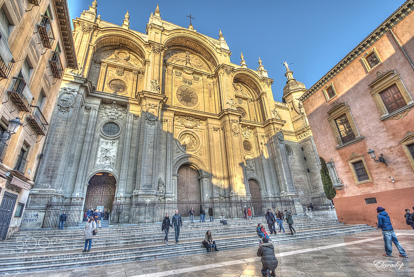 Nikon D3000 sample photo. Catedral de granada photography