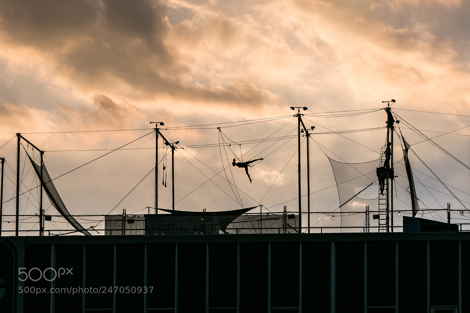 Canon EOS 7D Mark II sample photo. Flying trapeze photography