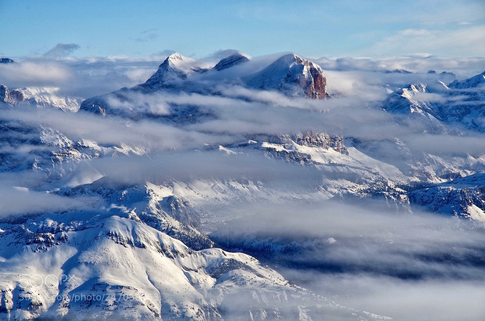 Pentax K-50 sample photo. View from marmolada 2 photography