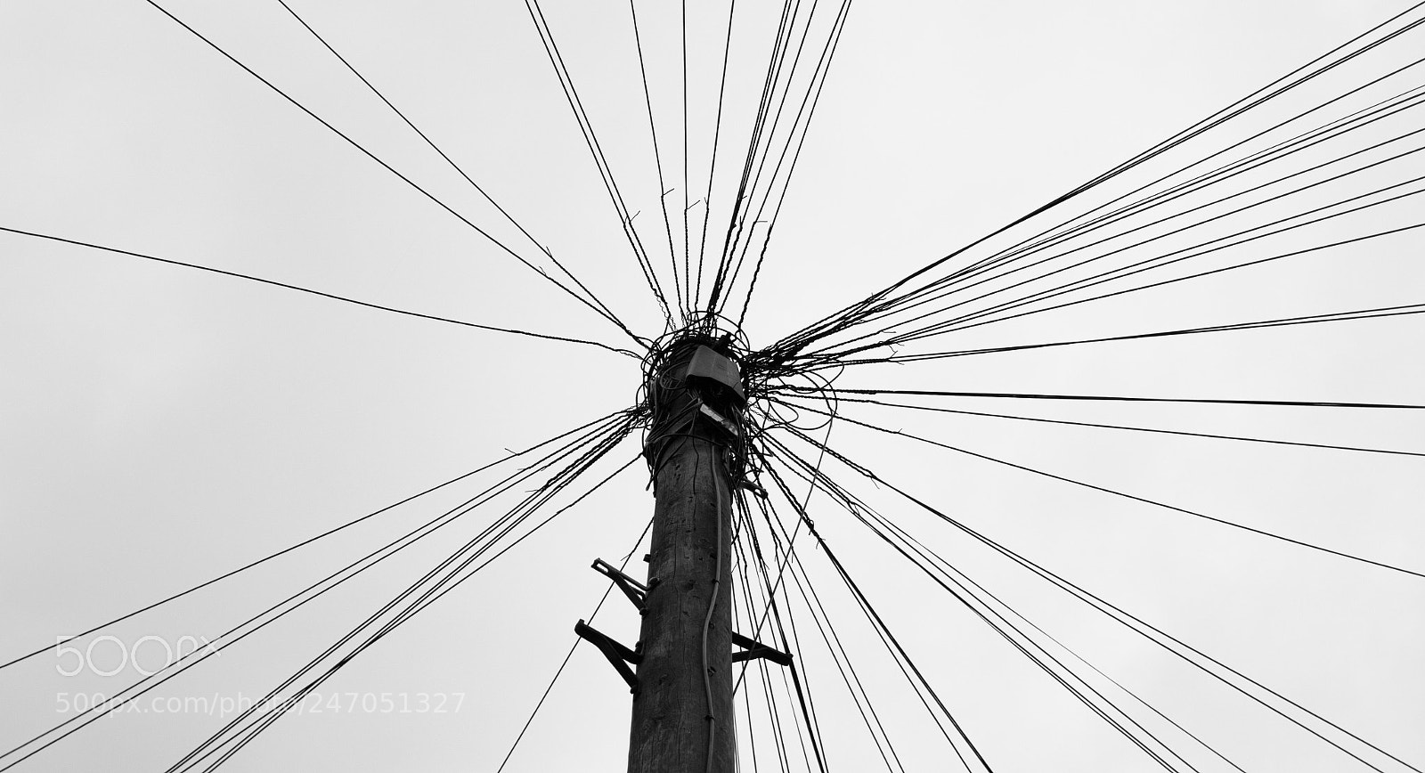 Canon EOS 60D sample photo. Wires photography