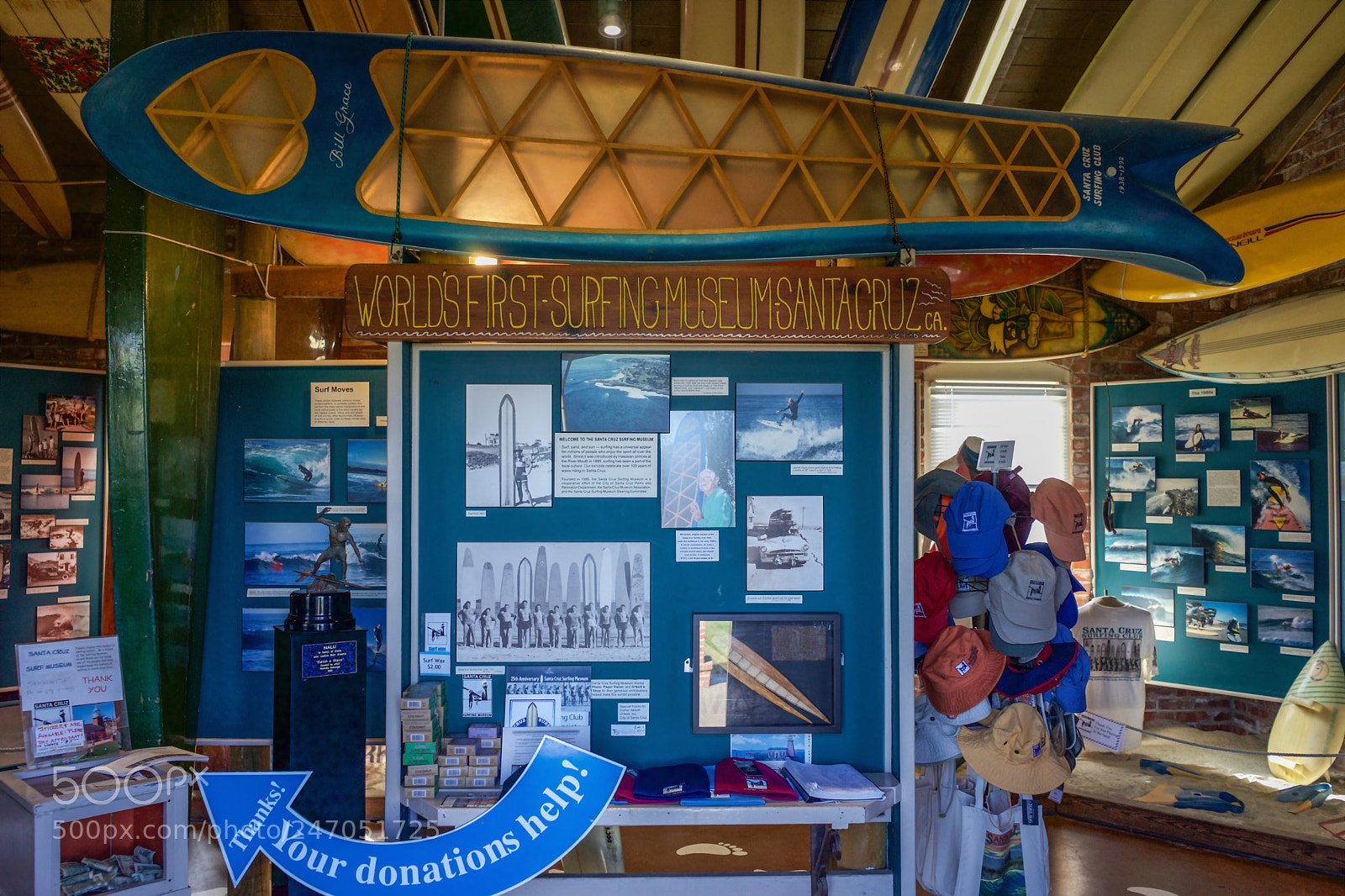 Sony a7 sample photo. Santa cruz surfing museum photography