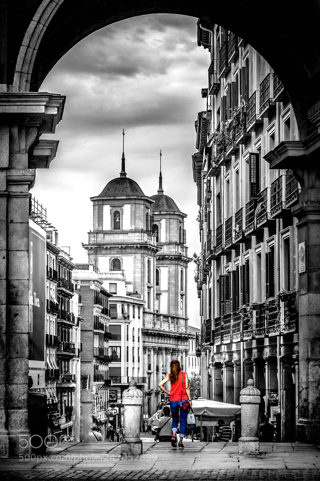 Canon EOS 600D (Rebel EOS T3i / EOS Kiss X5) sample photo. Madrid plaza mayor photography