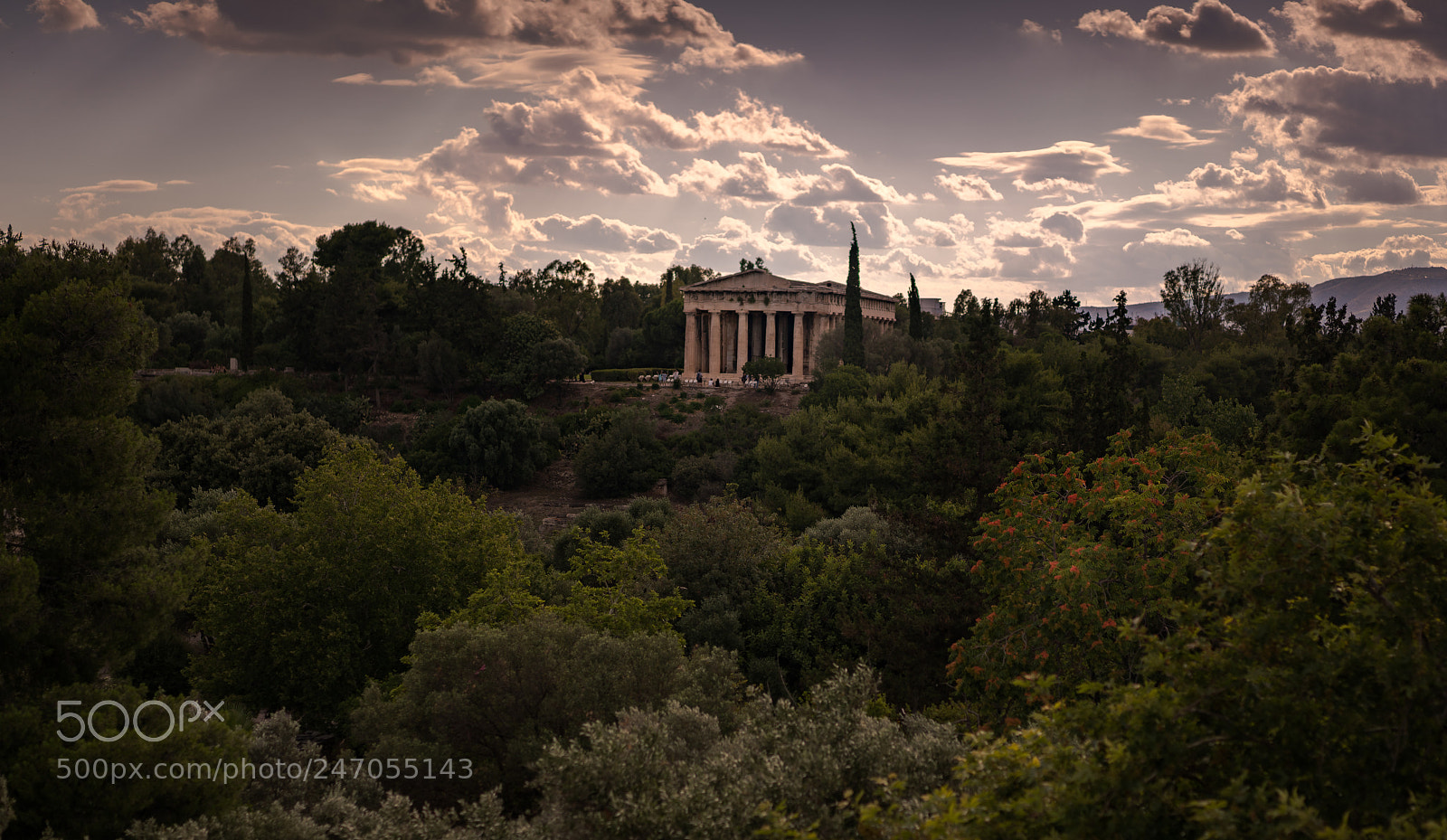 Sony a7R II sample photo. Temple of hephaestus photography