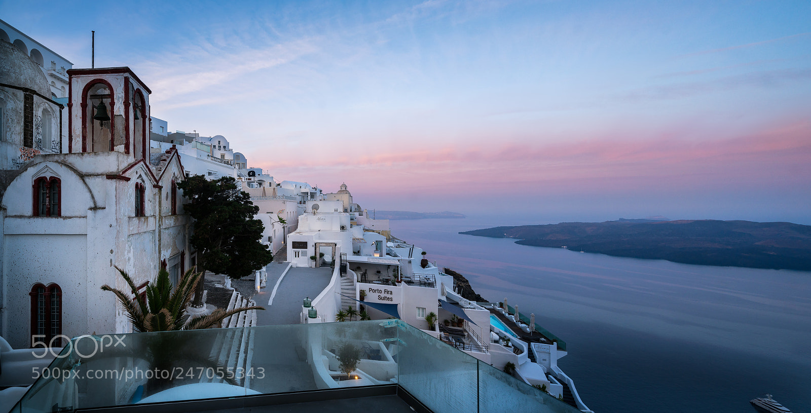 Sony a7R II sample photo. Sunset in santorini photography