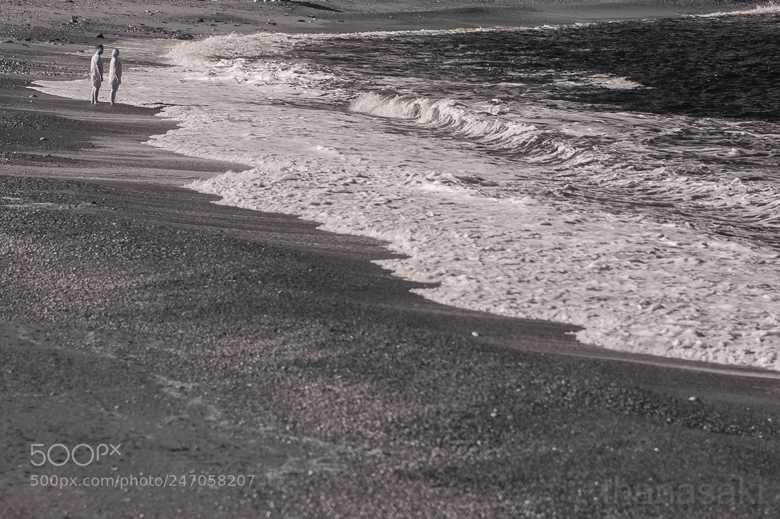 Nikon D70s sample photo. On the beach ir photography