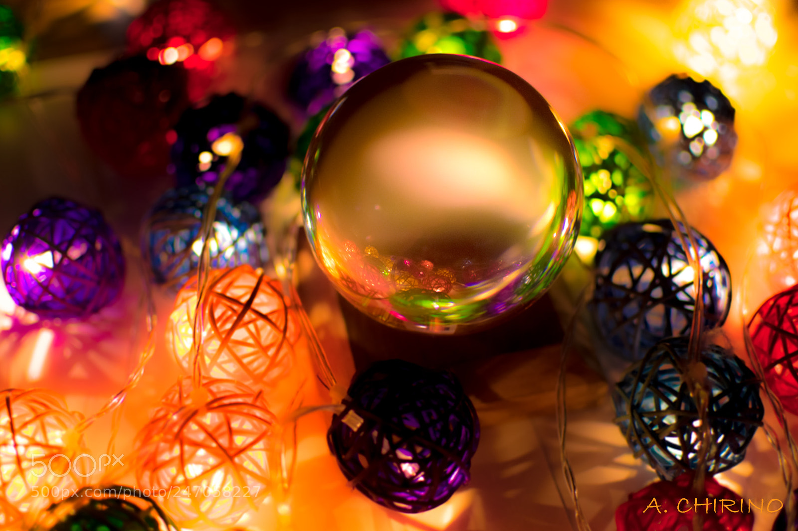 Nikon D3400 sample photo. Gold ball photography