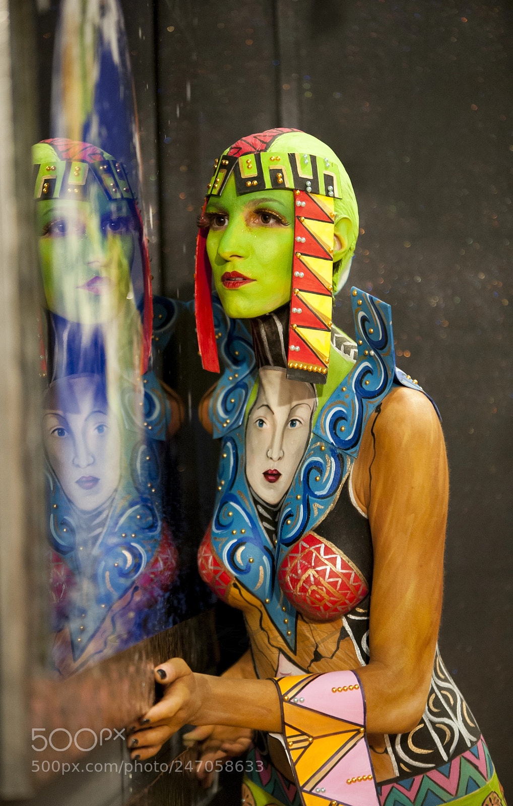 Nikon D700 sample photo. Body painting photography