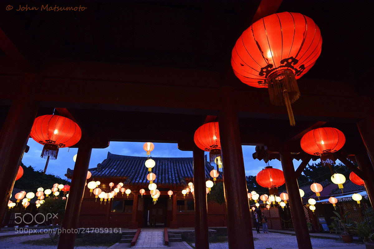 Nikon D7100 sample photo. Asian lights photography