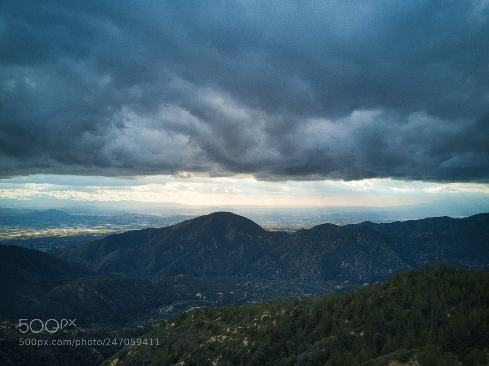 DJI FC220 sample photo. San bernardino national forest photography