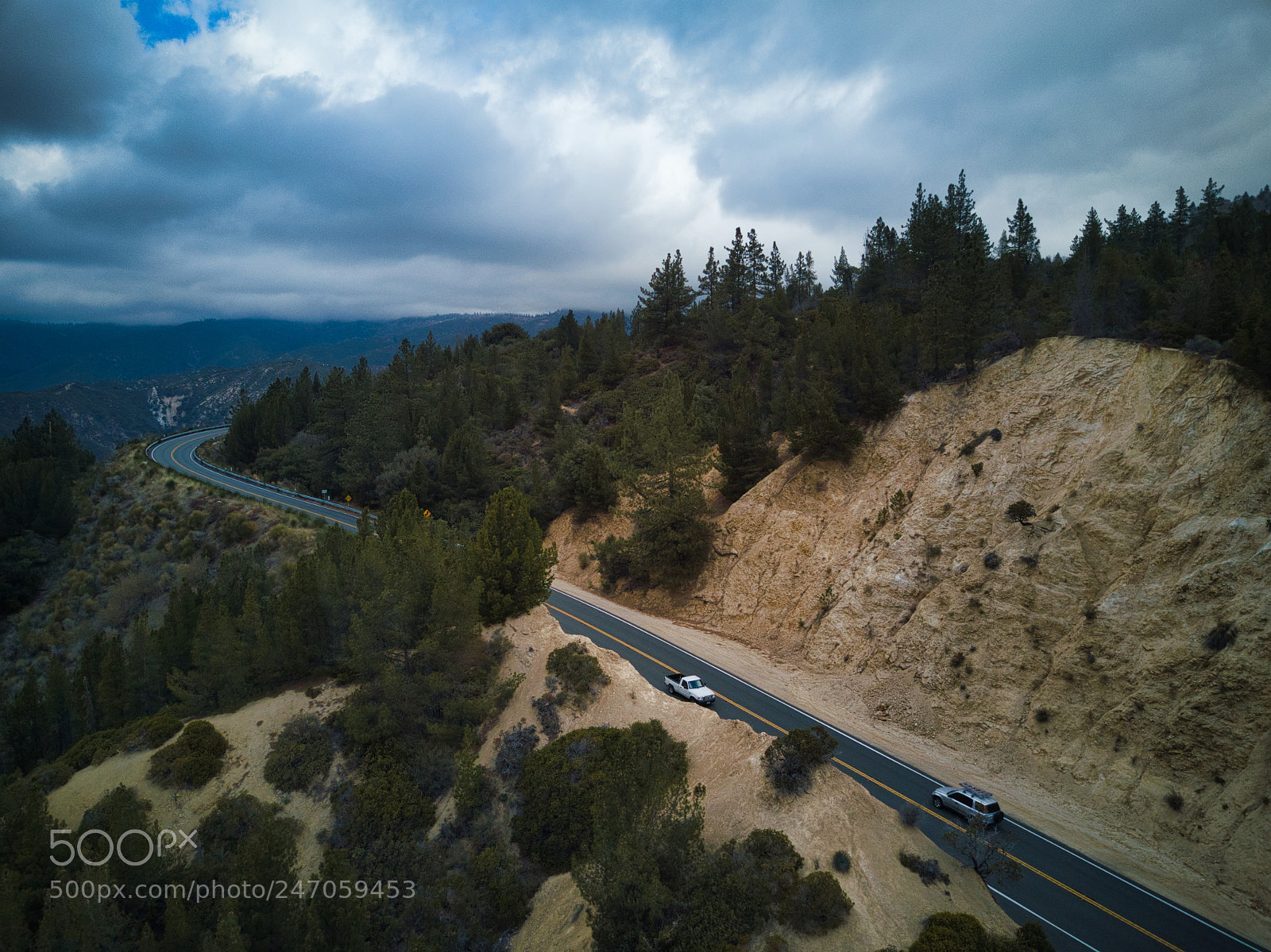 DJI FC220 sample photo. San bernardino national forest photography