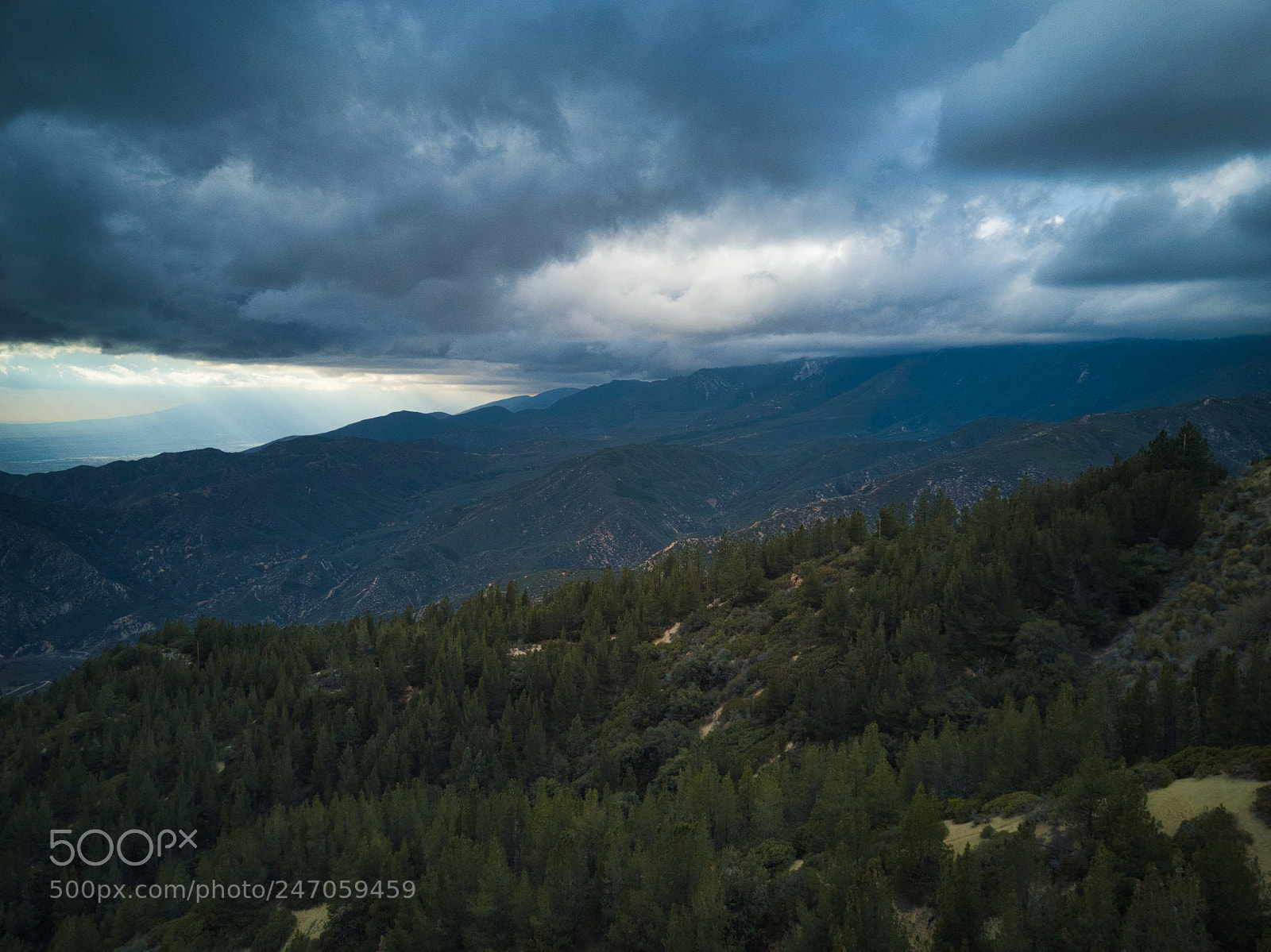 DJI FC220 sample photo. San bernardino national forest photography
