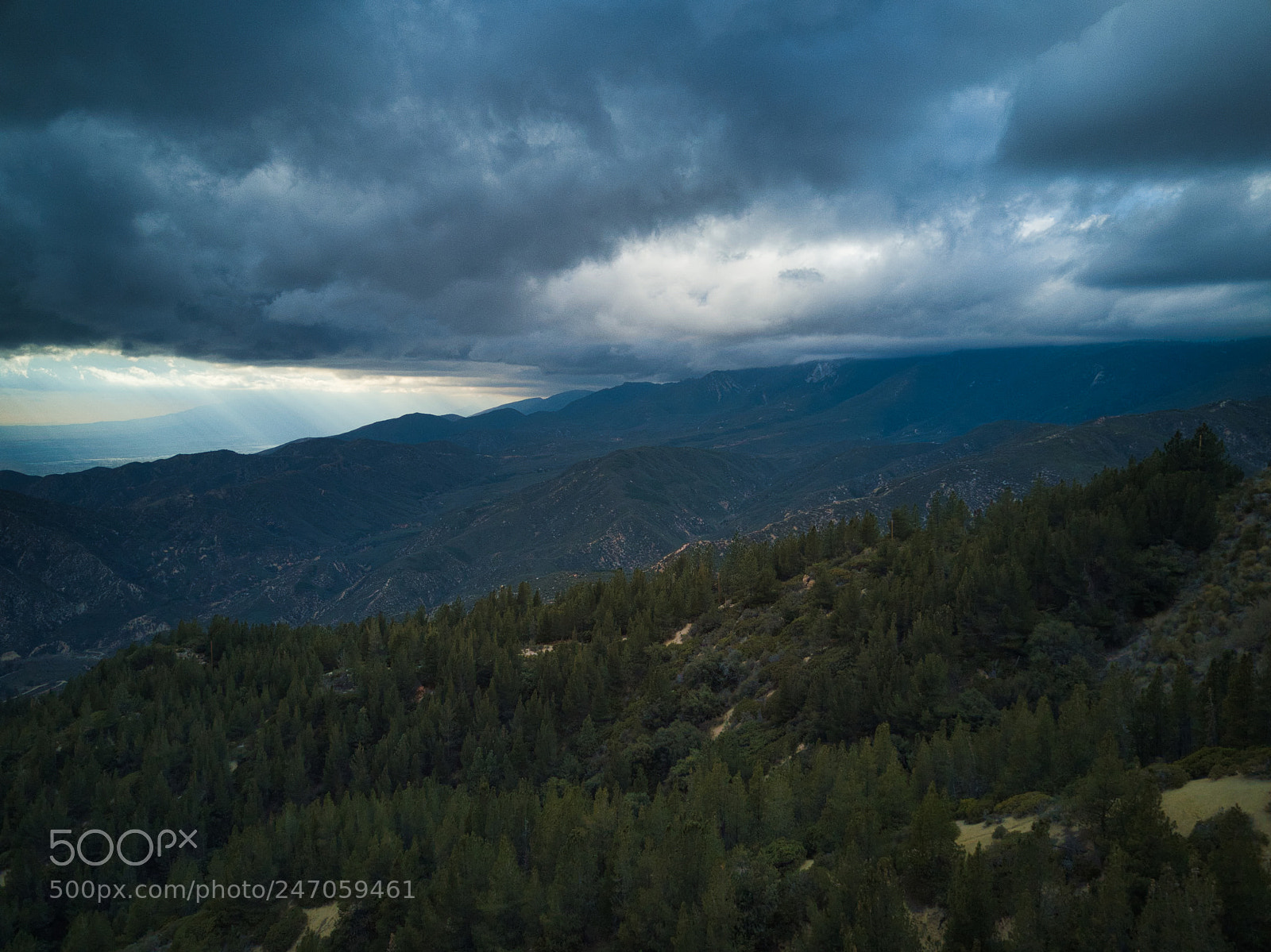 DJI FC220 sample photo. San bernardino national forest photography