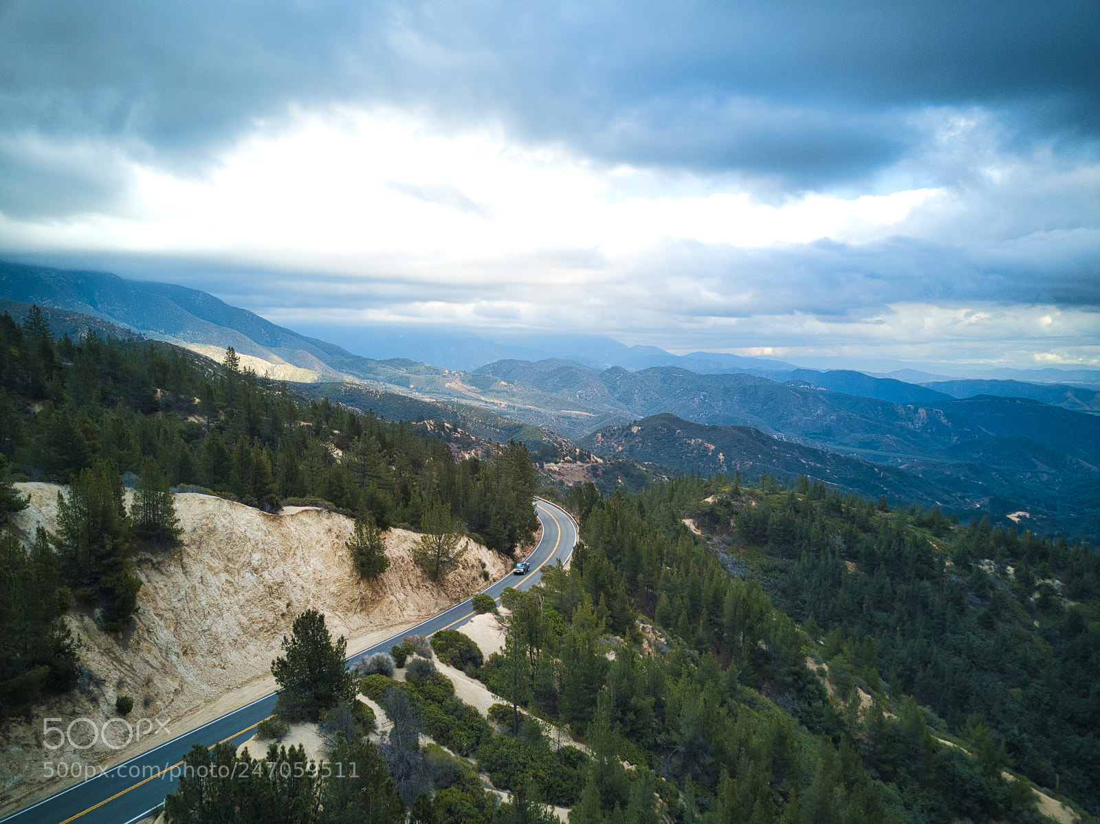 DJI FC220 sample photo. San bernardino national forest photography