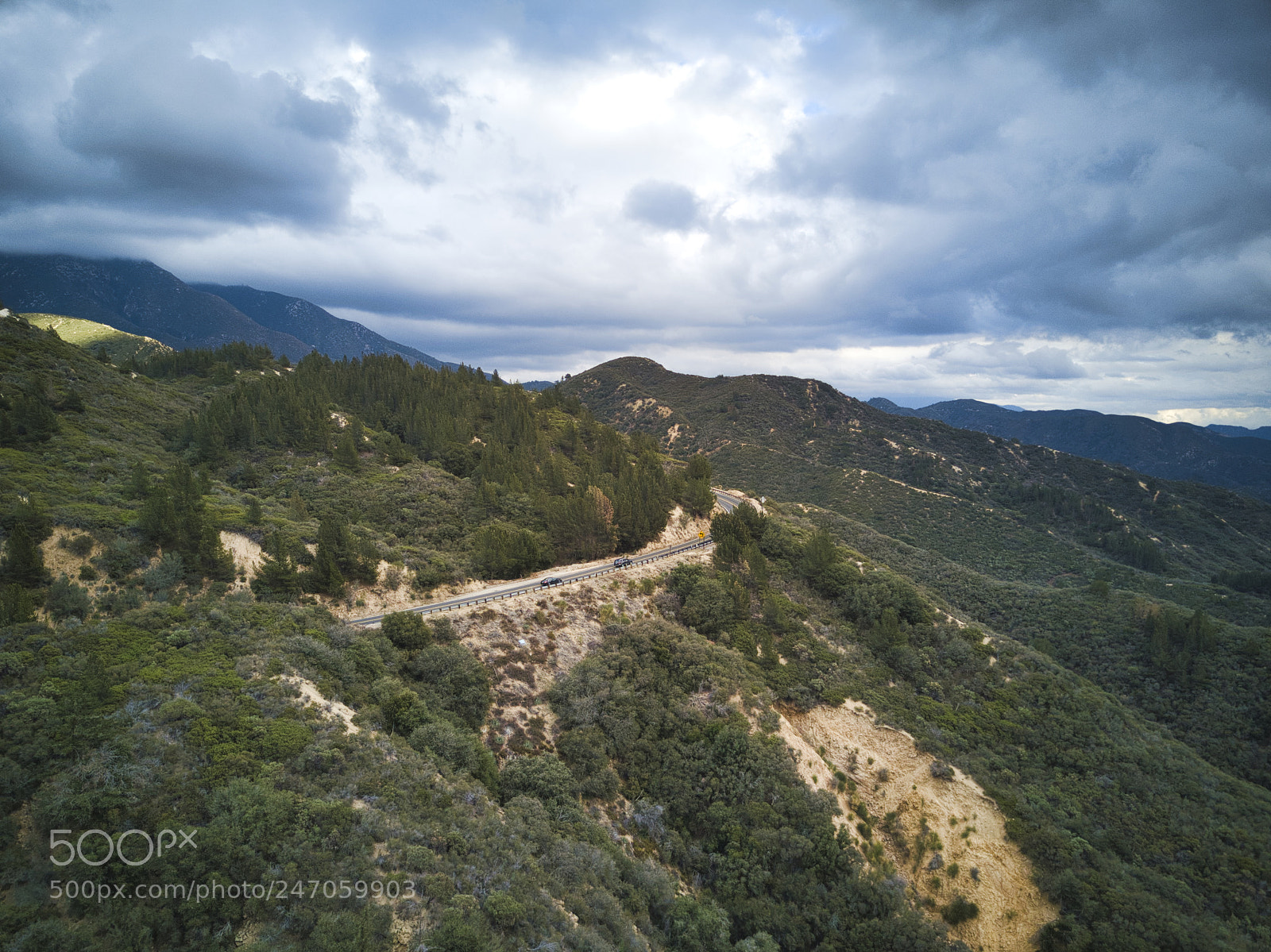 DJI FC220 sample photo. San bernardino national forest photography