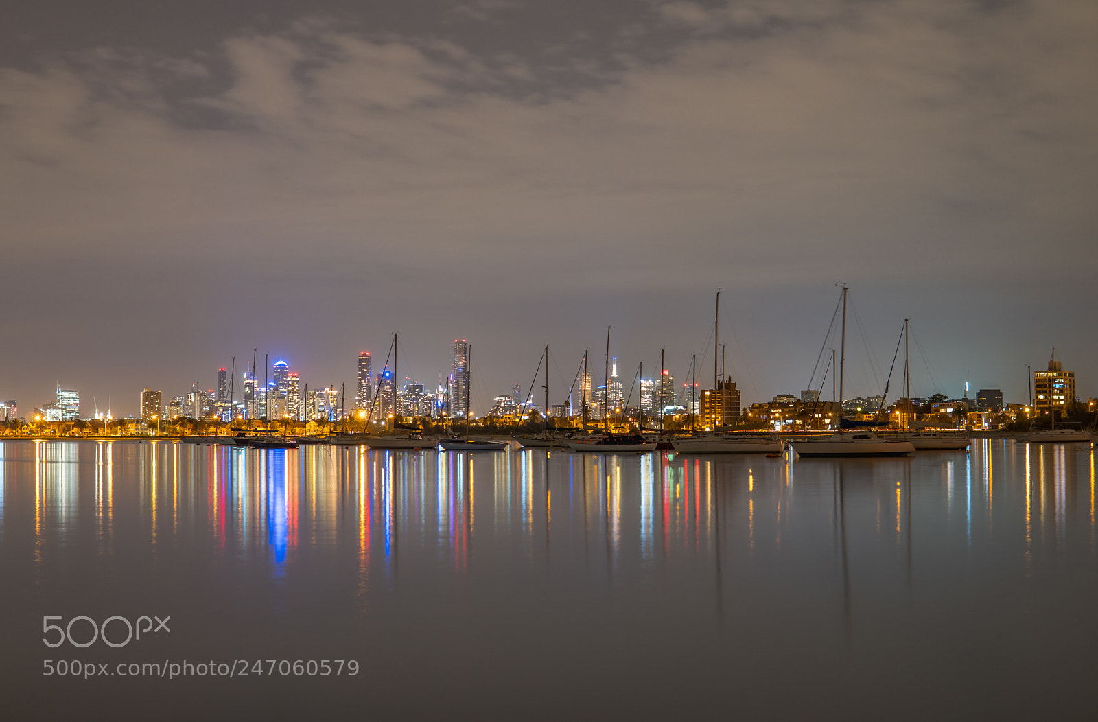 Sony a6500 sample photo. Melbourne at night photography