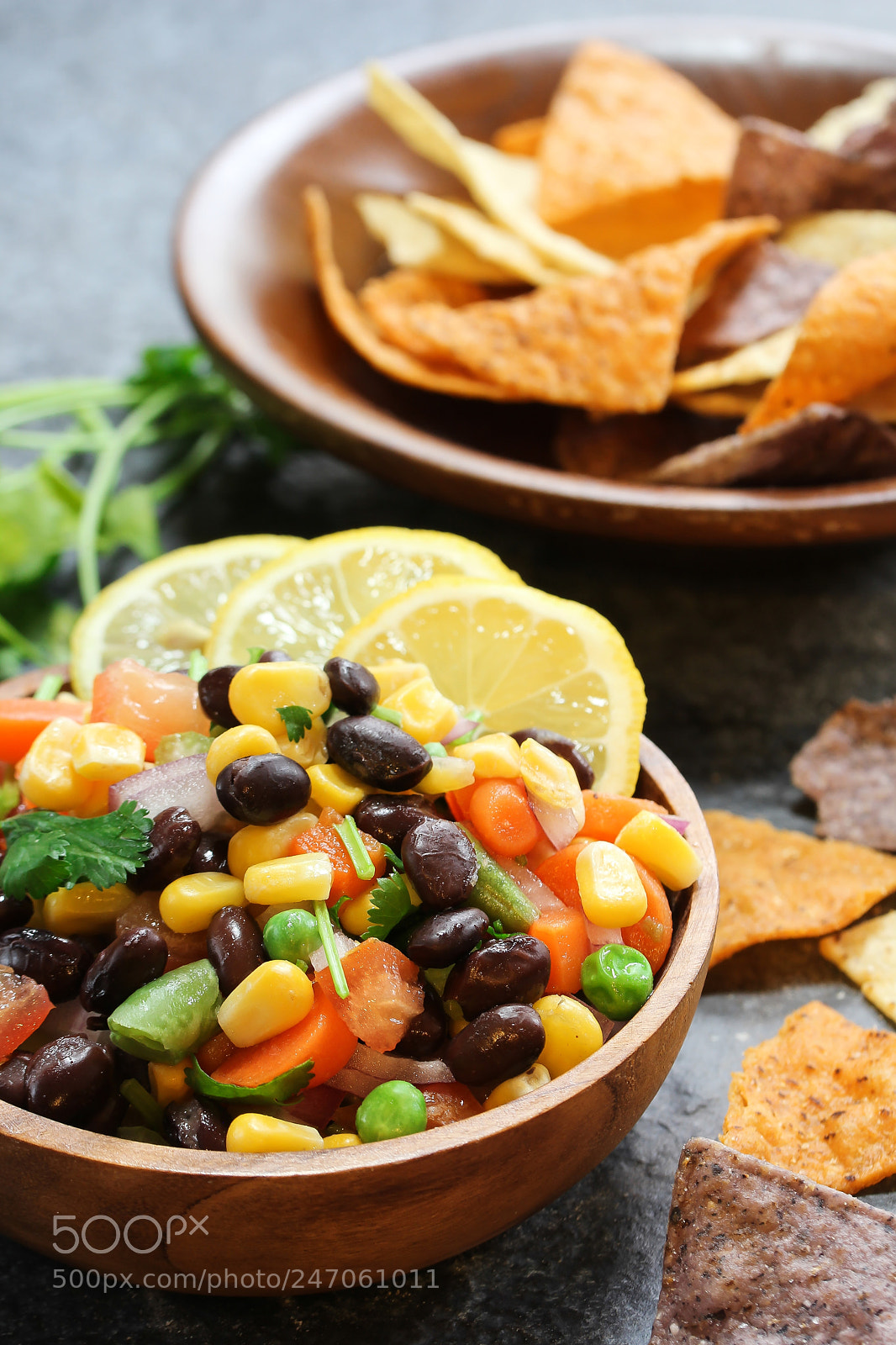 Canon EOS 60D sample photo. Homemade black bean corn photography