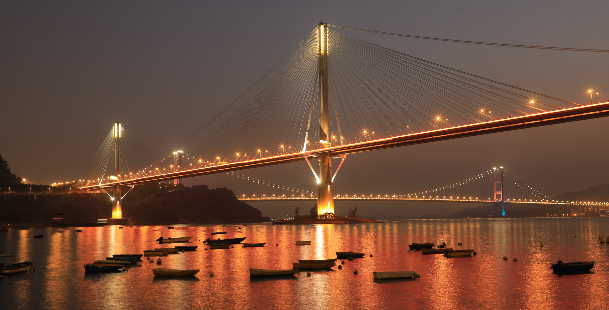 Canon EF 24-105mm F4L IS II USM sample photo. Ting kau bridge photography
