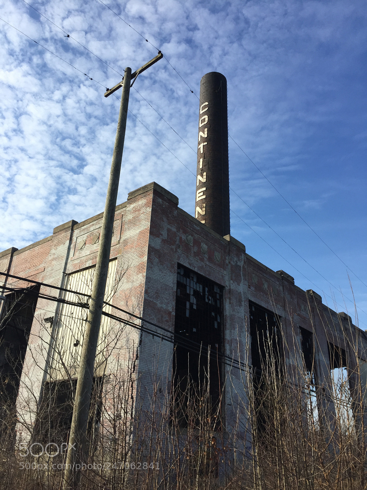 Apple iPhone 6 sample photo. Continental motors powerhouse. detroit photography