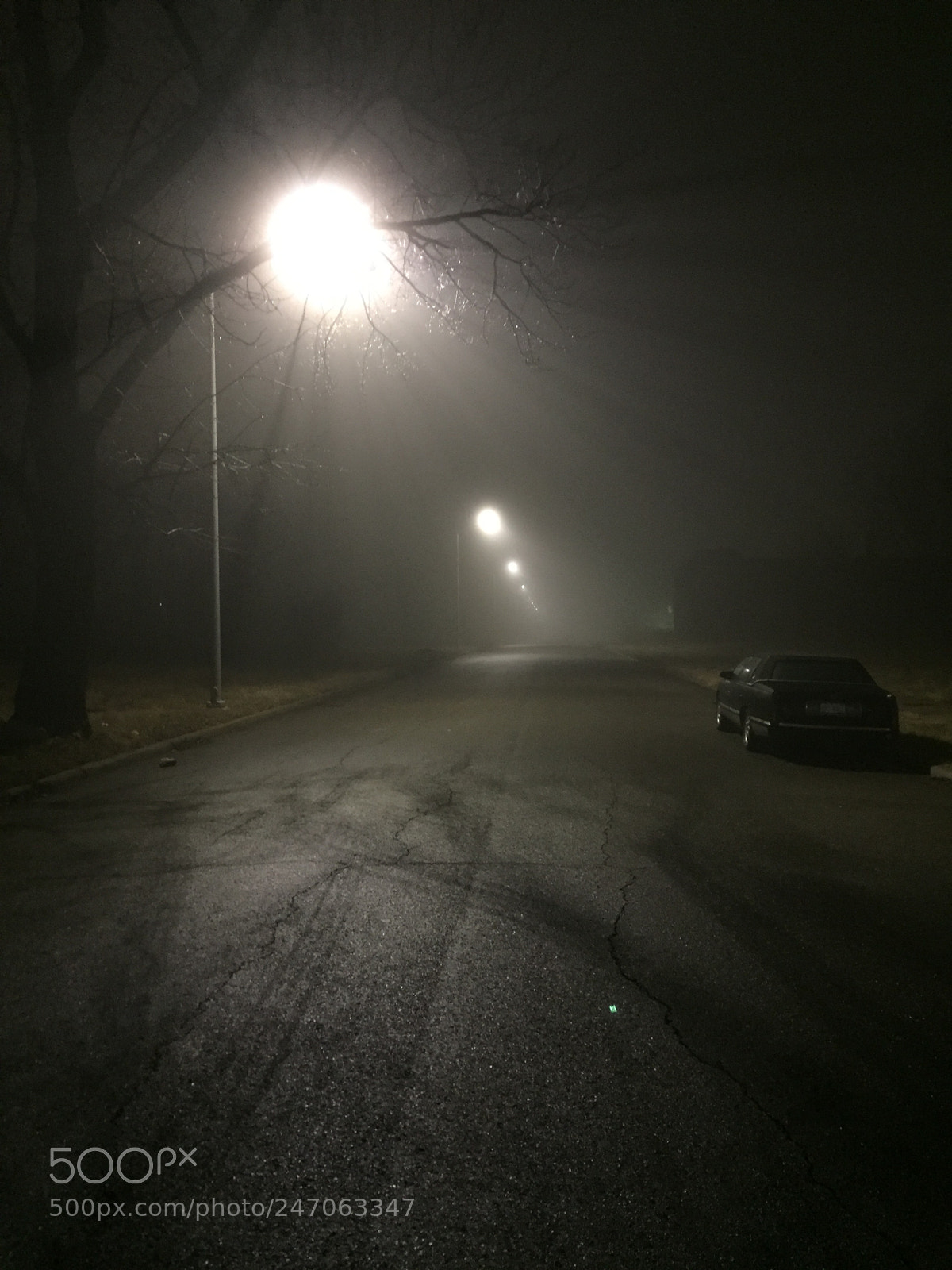 Apple iPhone 6 sample photo. Fog. lakewood st. detroit photography