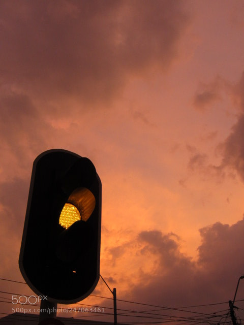 Canon PowerShot SX530 HS sample photo. Atardecer en paro photography