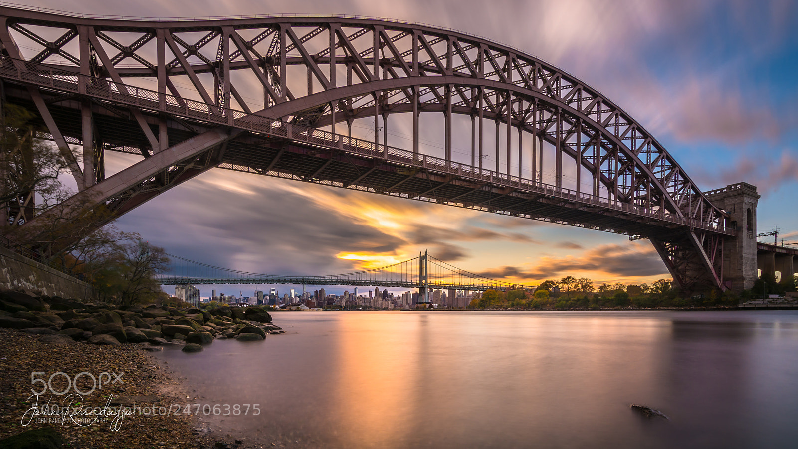 Nikon D7100 sample photo. Hell gate bridge photography