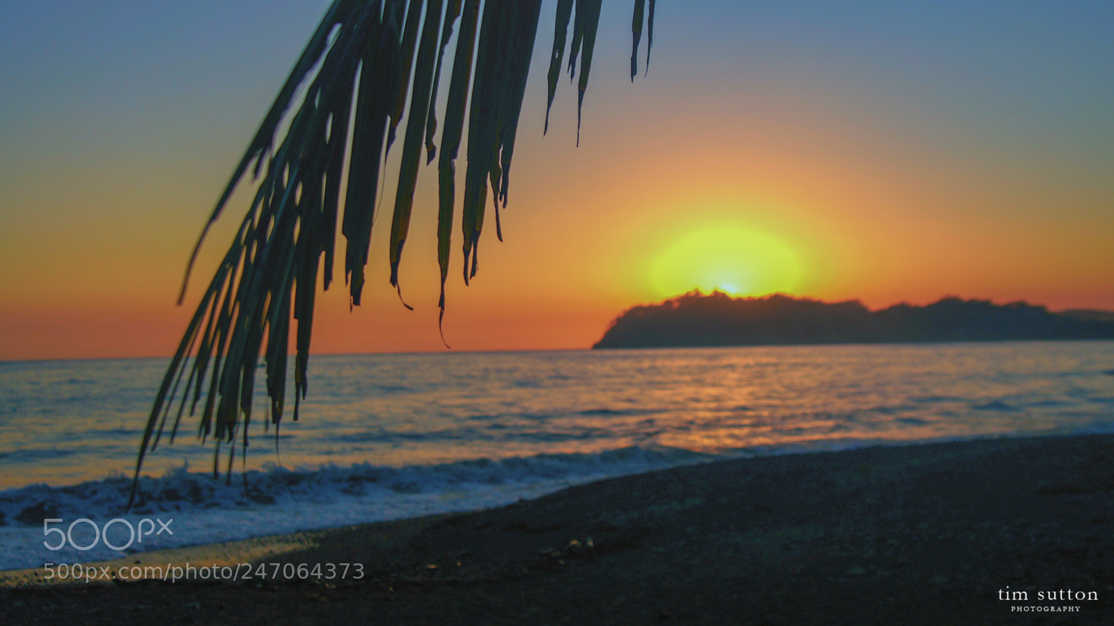 Sony SLT-A55 (SLT-A55V) sample photo. Sunset on playa samara photography