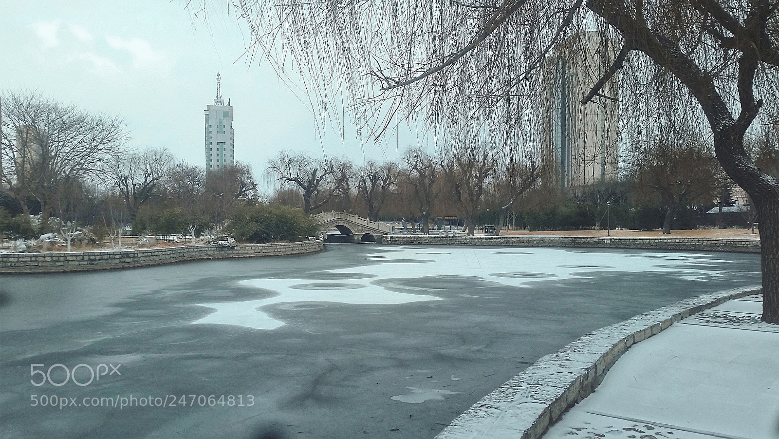Samsung Galaxy S5 sample photo. Frozen lake surface photography