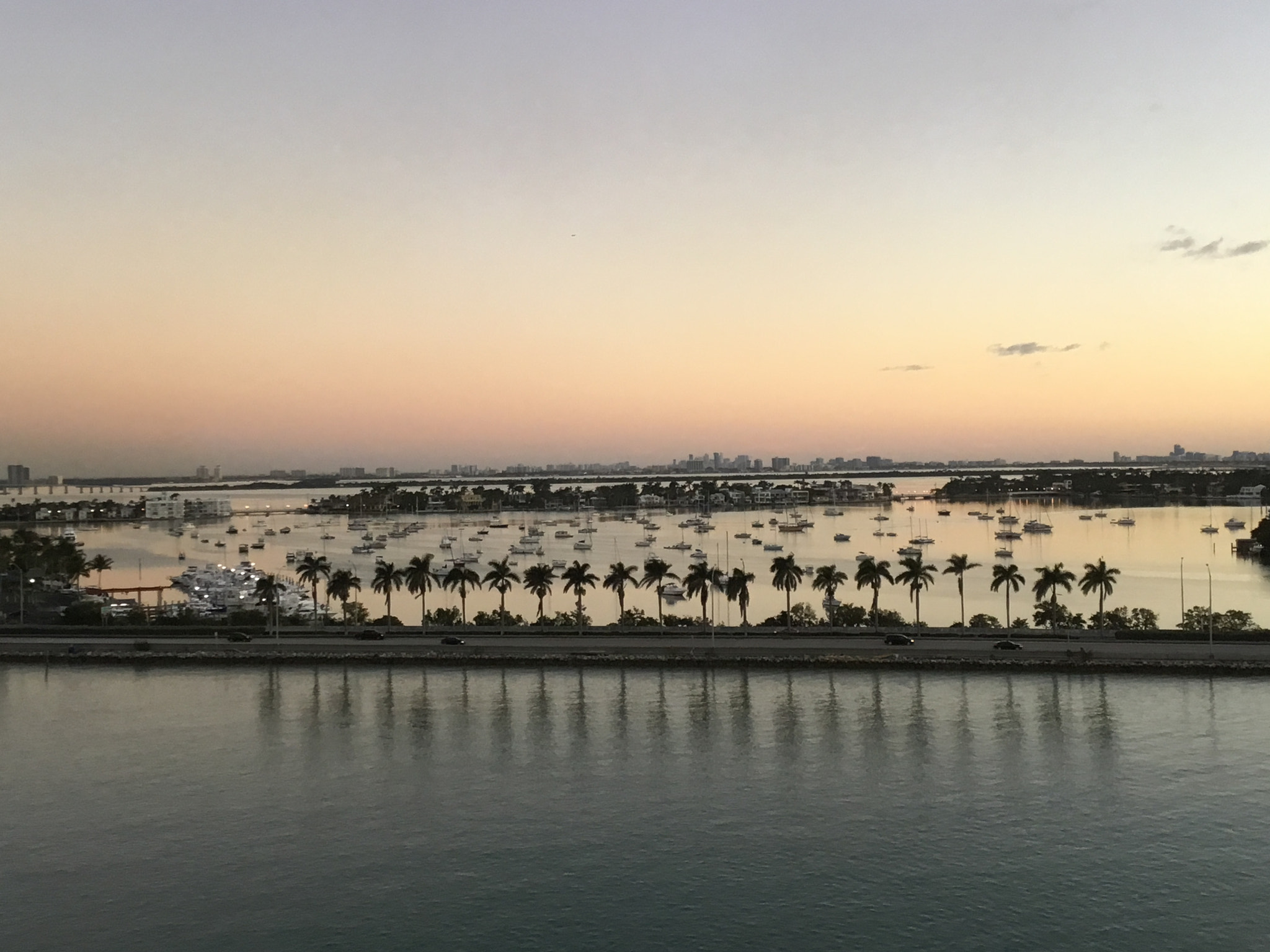 Apple iPad (5th generation) sample photo. Miami sunrise photography