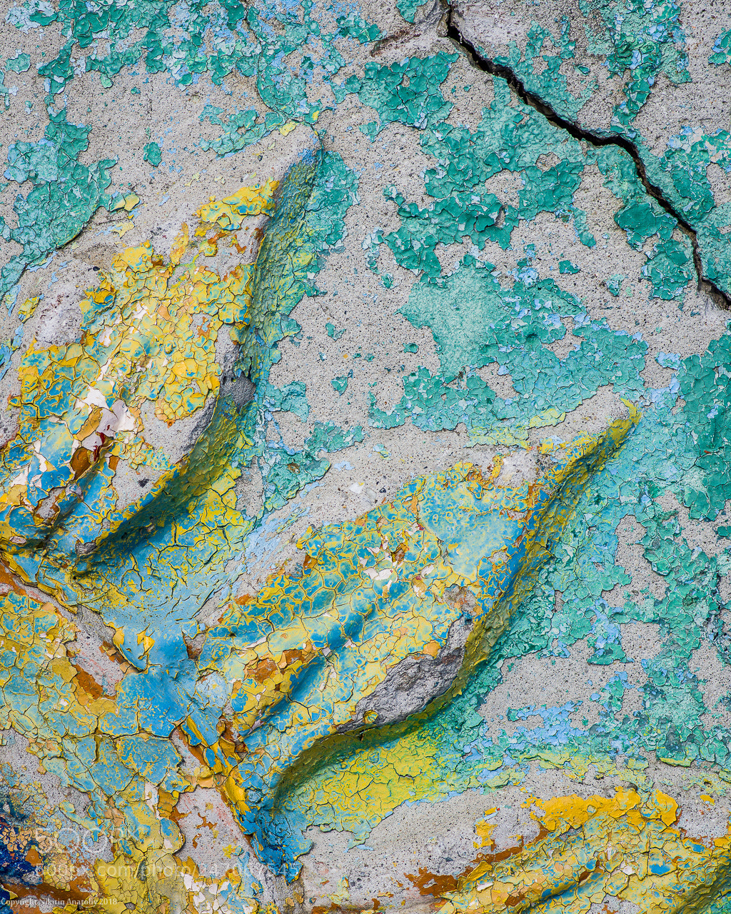Pentax K-3 sample photo. Old paint photography