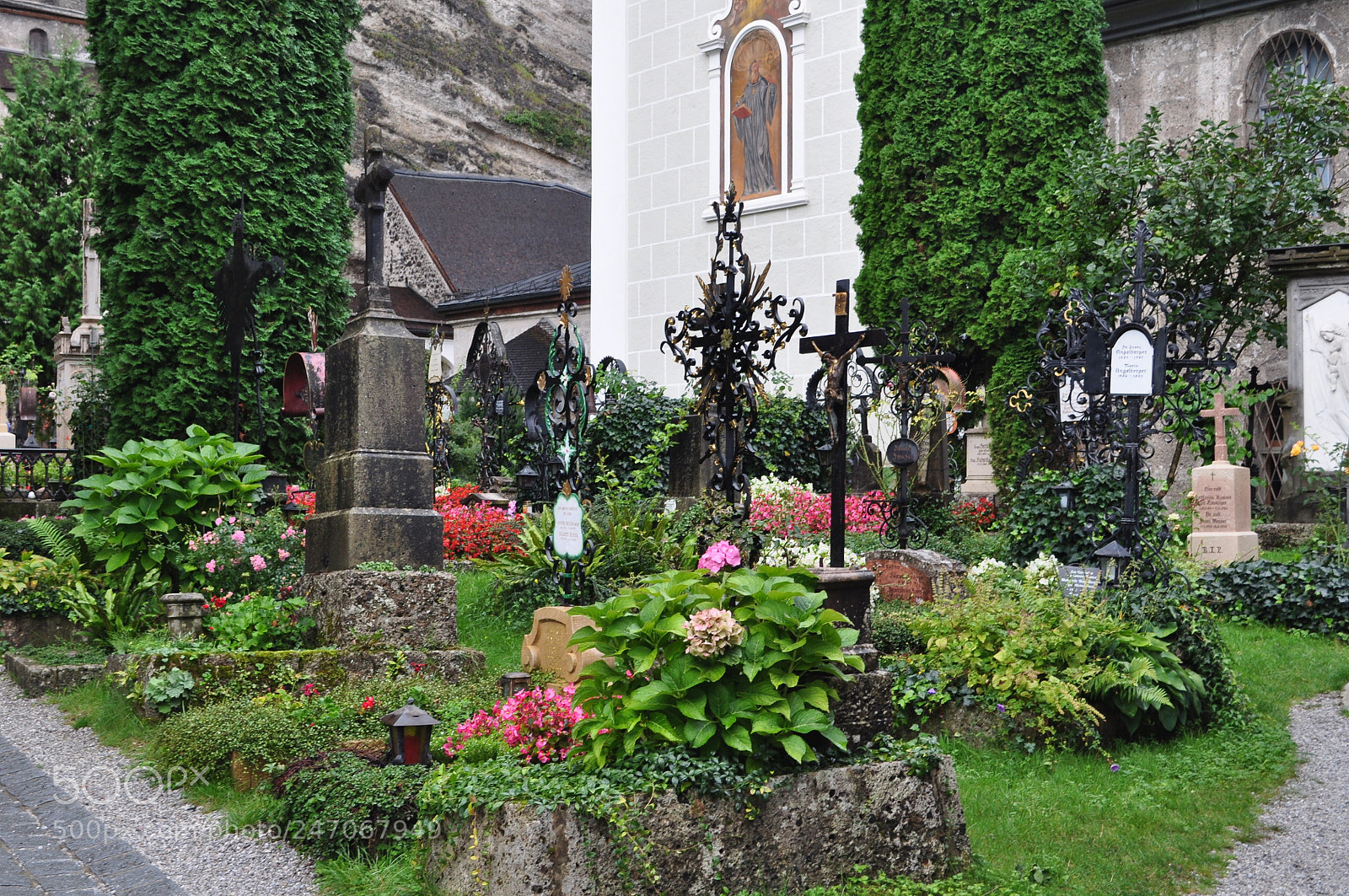 Nikon D5000 sample photo. Petersfriedhof 03 photography