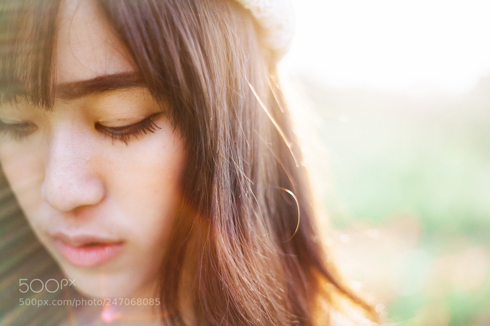Canon EOS 5D sample photo. The beauty girl and photography