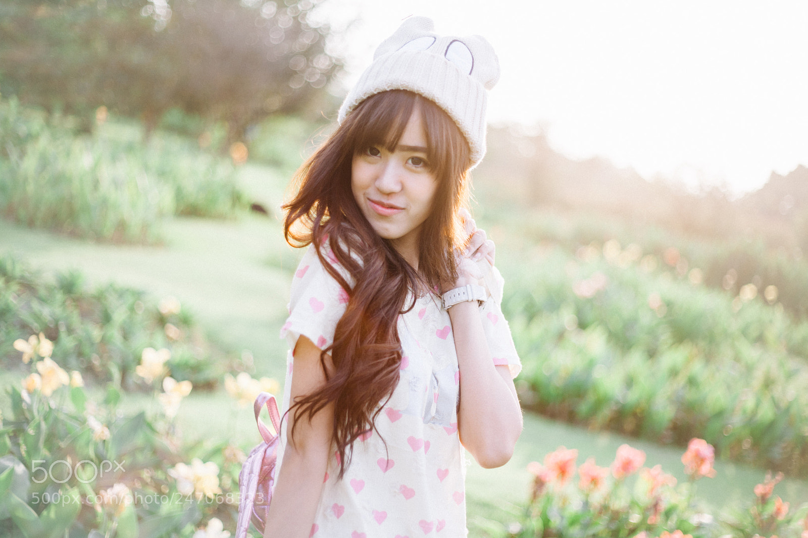 Canon EOS 5D sample photo. The beauty girl and photography