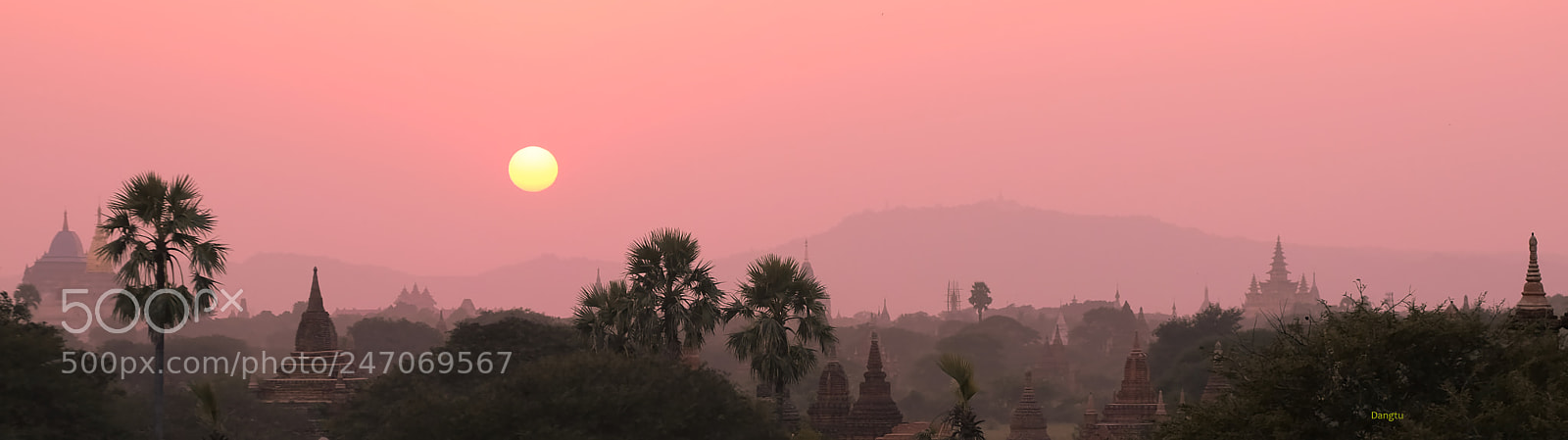 Fujifilm X-T1 sample photo. Sunset on bagan photography