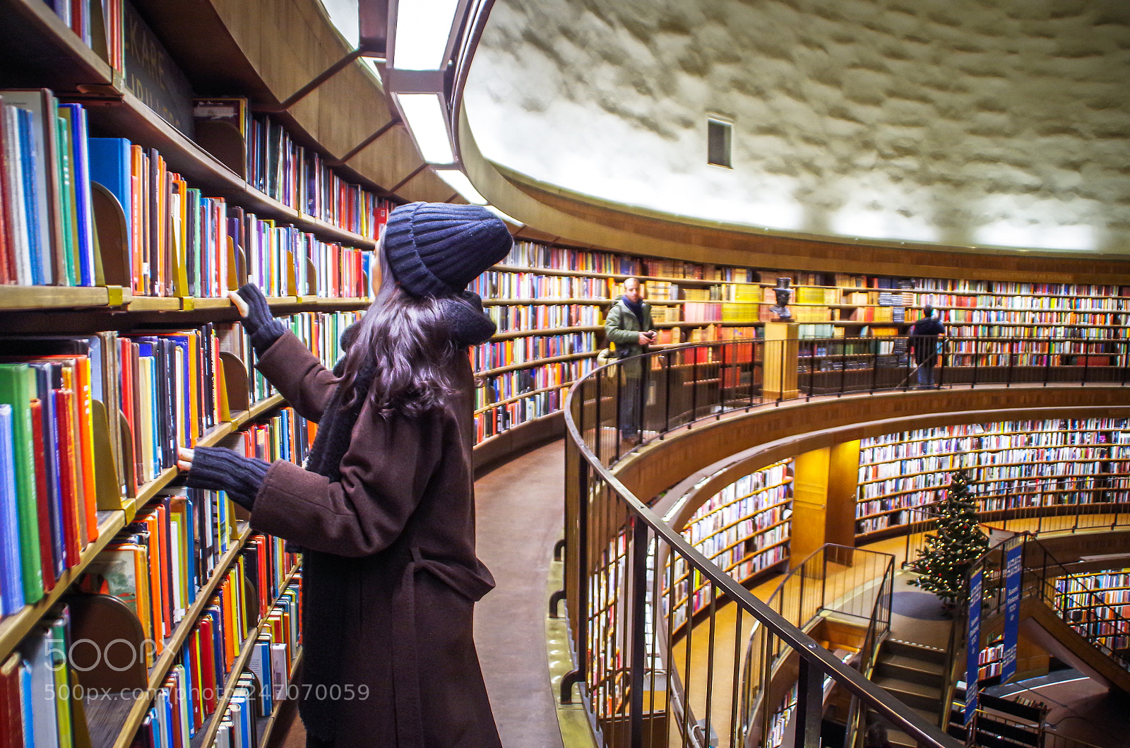 Pentax K-30 sample photo. Stockholm public library photography