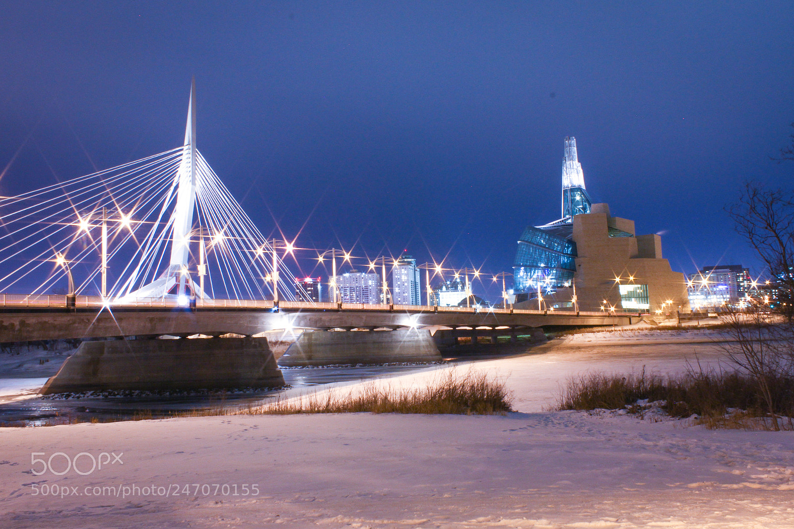 Canon EOS 7D sample photo. Cold winter night photography