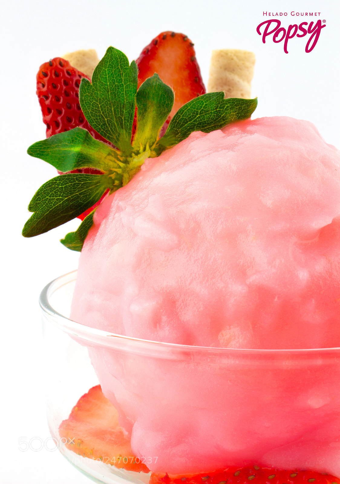 Canon EOS 700D (EOS Rebel T5i / EOS Kiss X7i) sample photo. Gelato di fragola photography