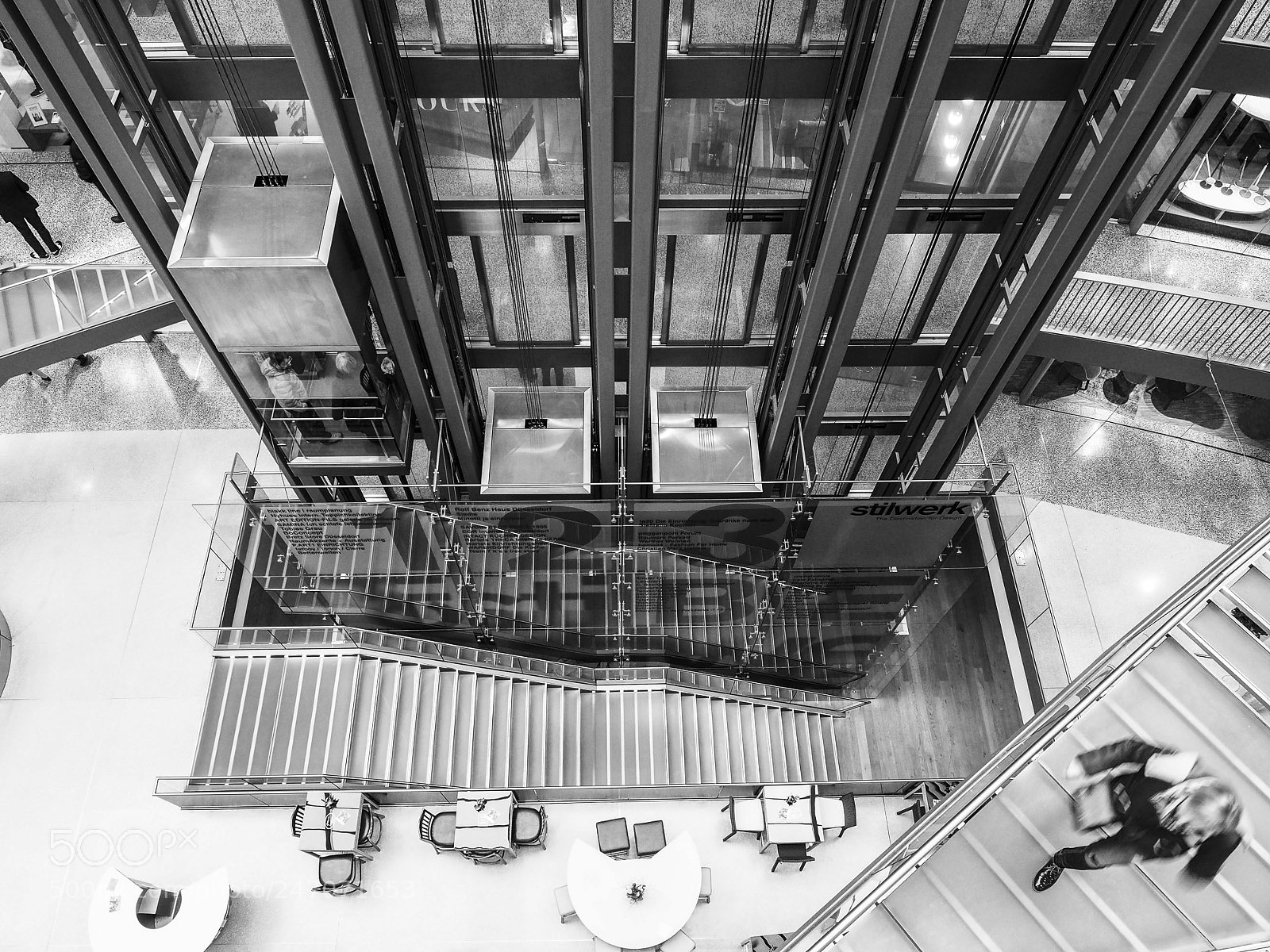 Olympus OM-D E-M5 II sample photo. Elevator vs stairs photography