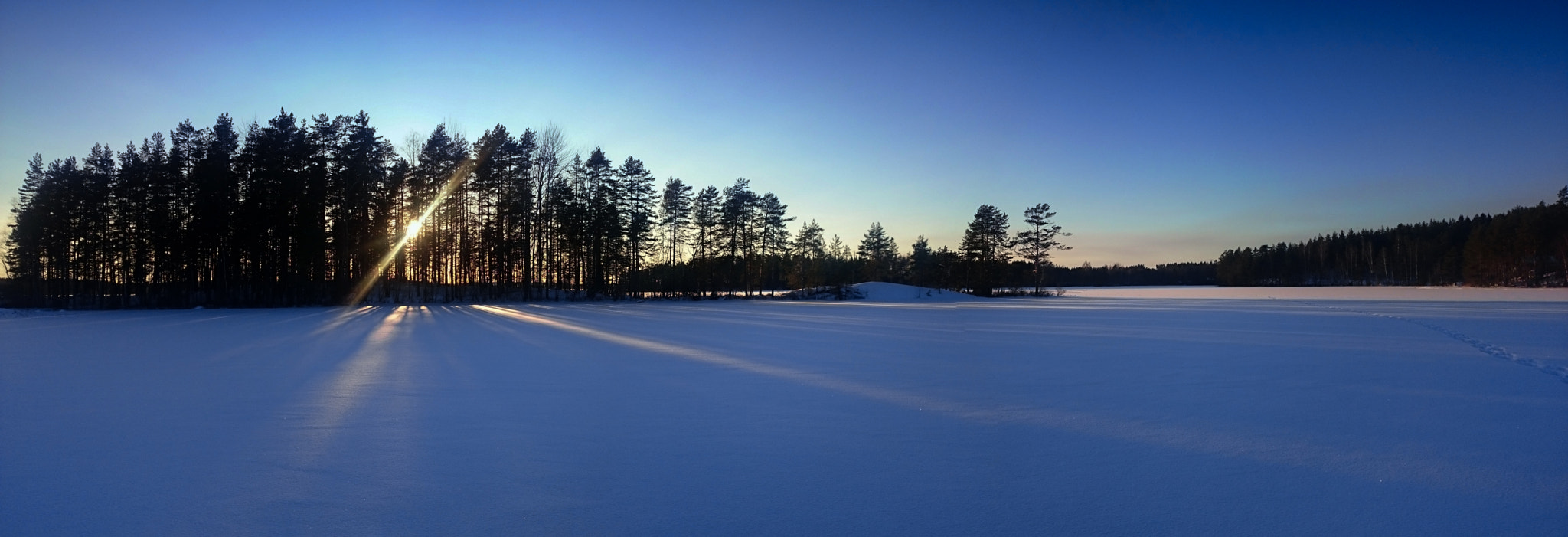 Sony Xperia Z1 Compact sample photo. Winter panorama photography