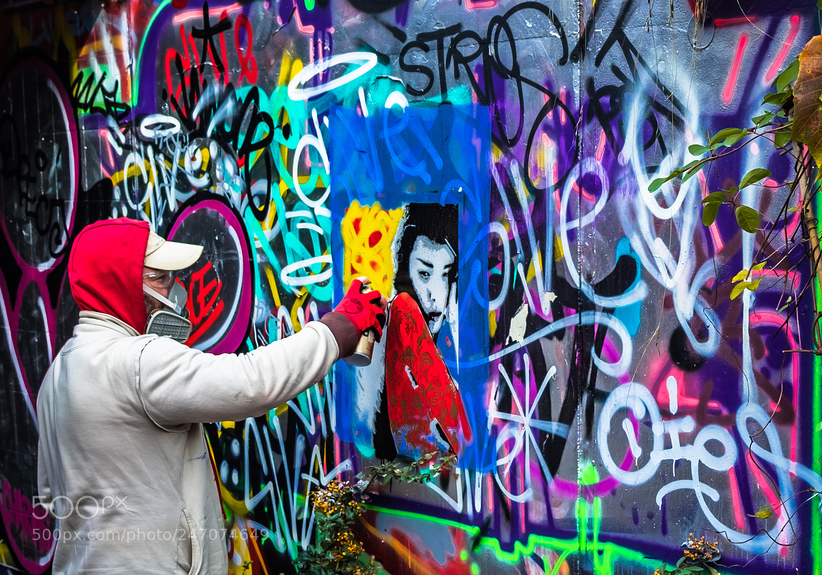 Fujifilm X-E2 sample photo. Artist at work photography