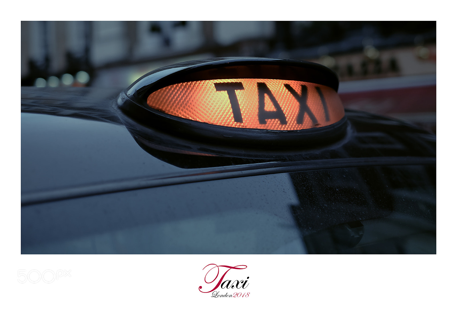 Fujifilm X-T1 sample photo. Taxi photography