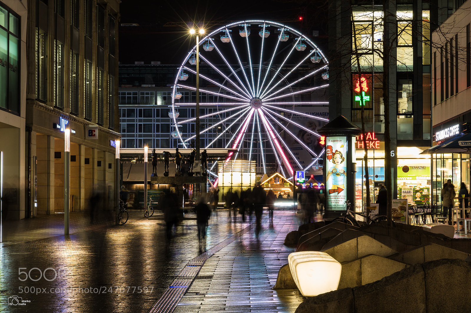 Canon EOS 750D (EOS Rebel T6i / EOS Kiss X8i) sample photo. Ferris wheel @leipzig photography