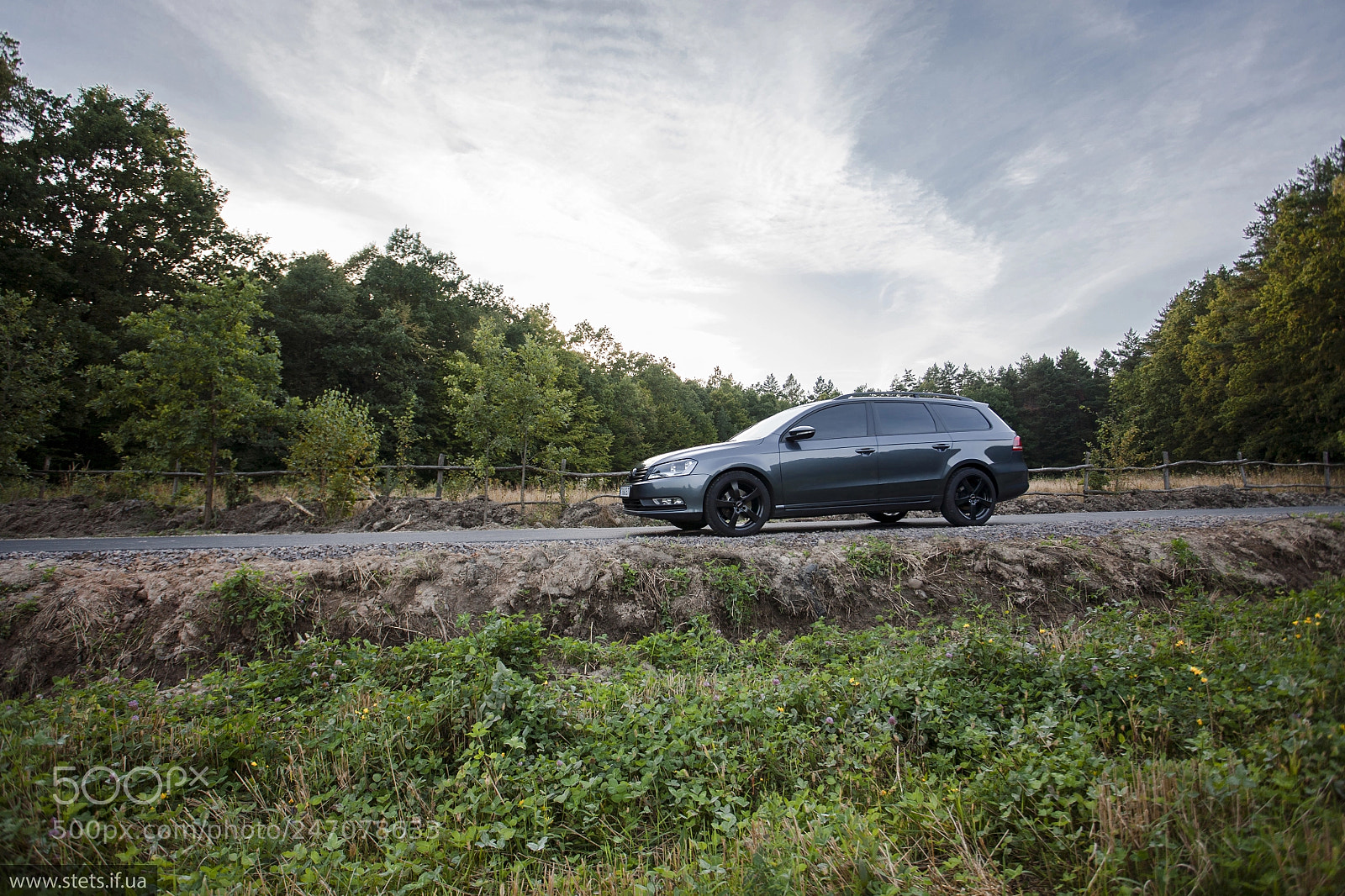 Canon EOS 5D sample photo. Volkswagen passat b7 photography