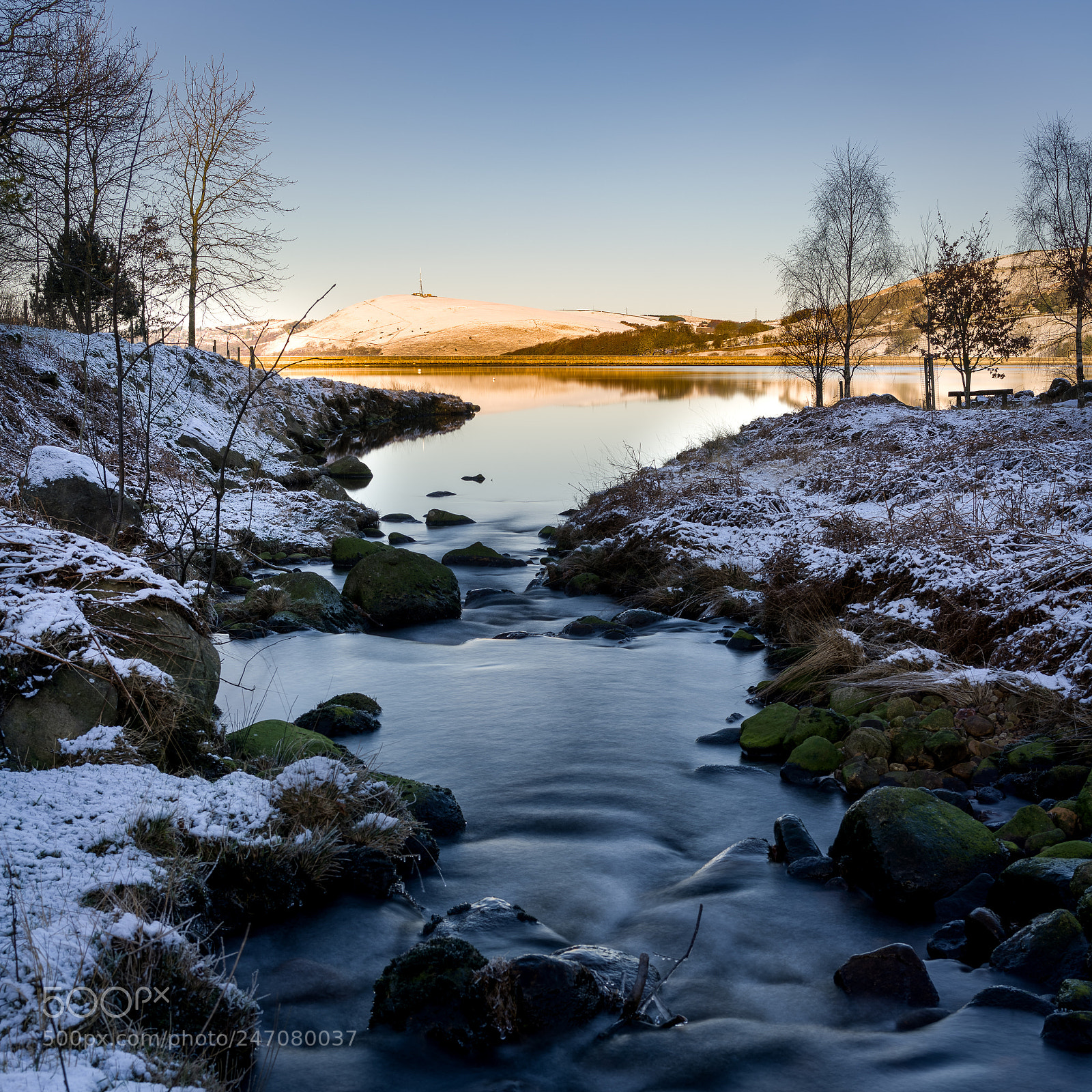 Sony a7R II sample photo. Dove stone reservoir photography