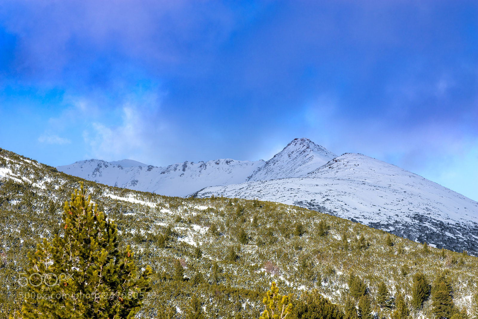 Nikon D610 sample photo. Snow peak above the photography
