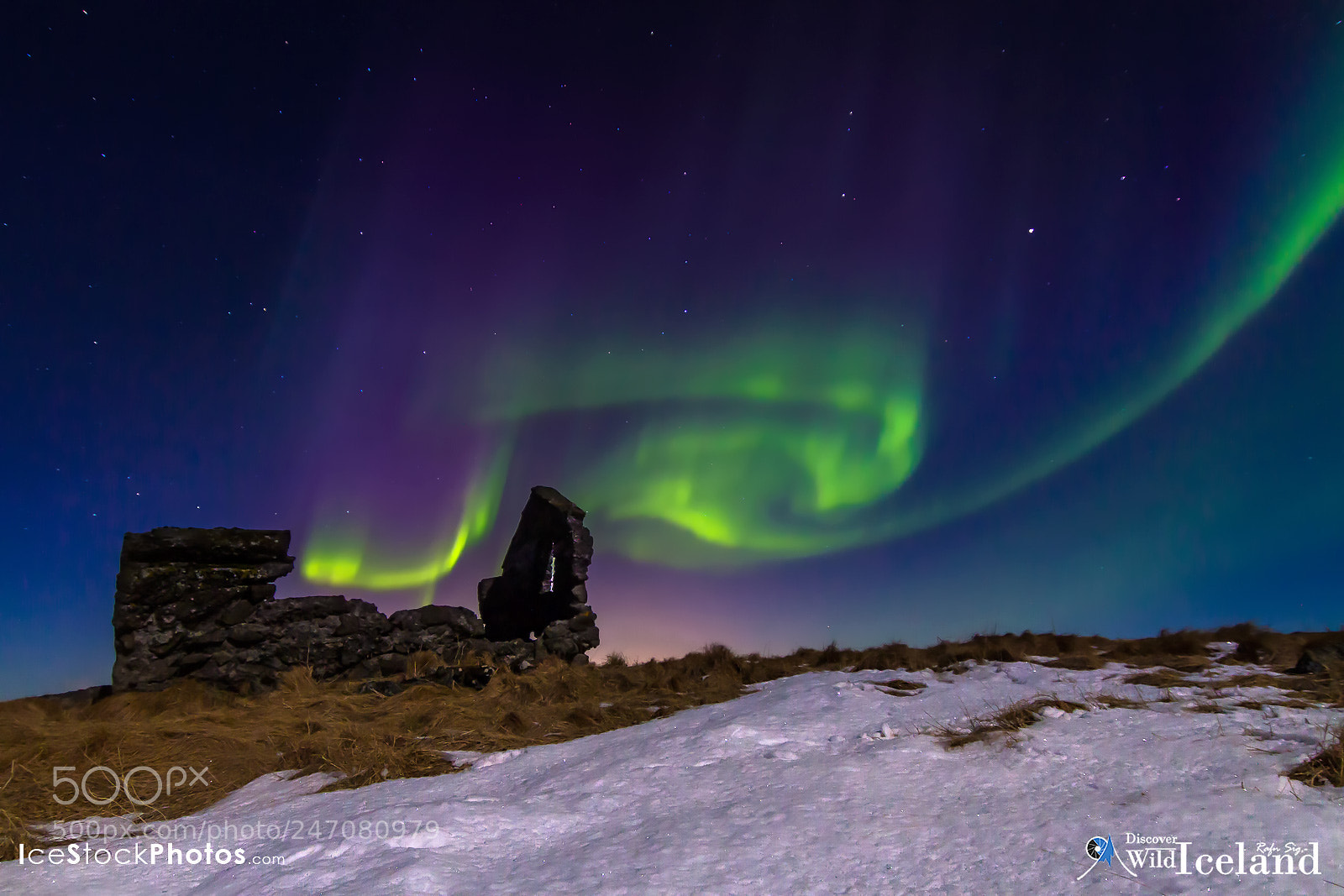 Canon EOS 7D sample photo. Northern lights in iceland photography